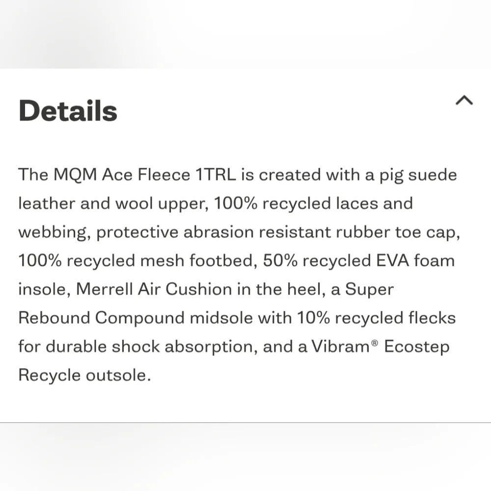 Merrell mqm ace